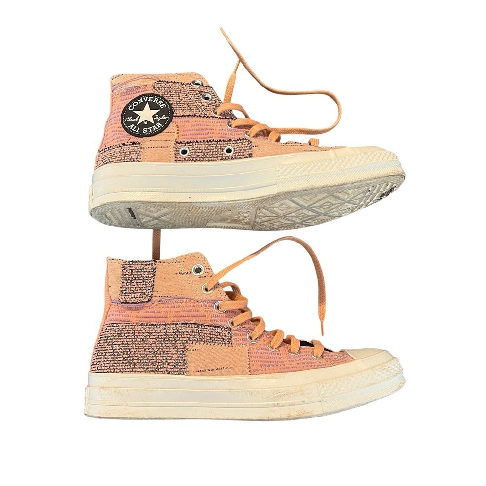Unisex Converse Chuck 70 Hi Patchwork Orange Sneakers 170058C Mens 7 Wos 9